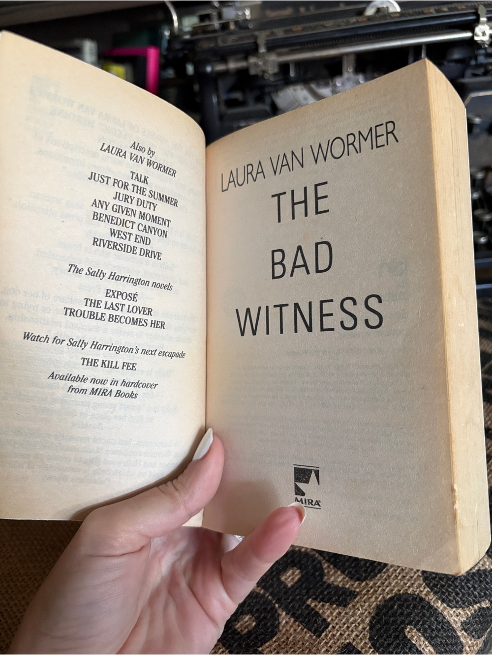 Van Wormer - “The Bad Witness" paperback - Picture 4 of 7
